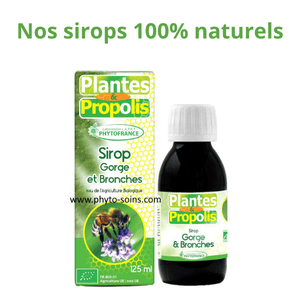 Nos sirops 100% naturels